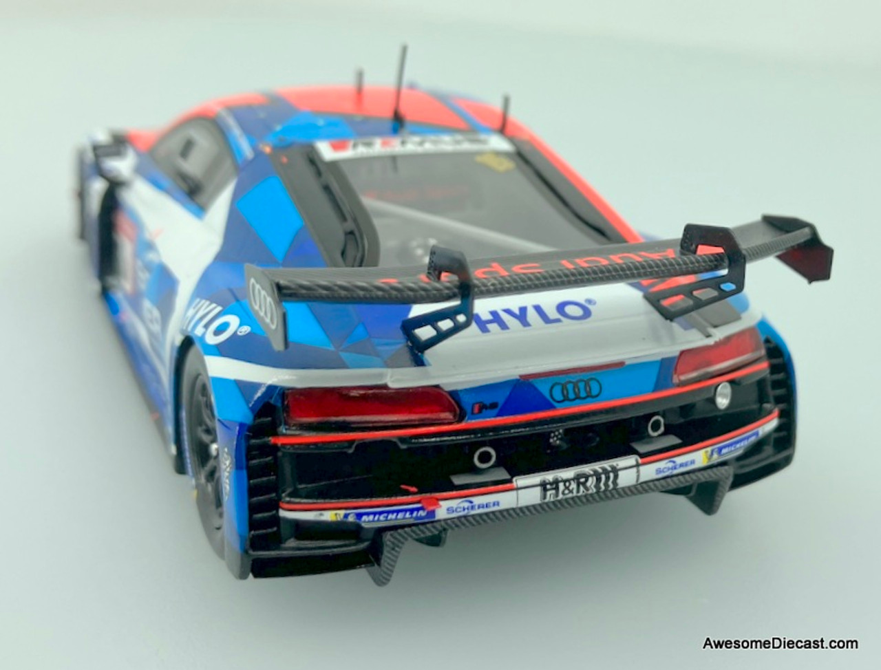 最新作即納◆未展示品! Spark modelドイツ特注 限定500個 1/43 アウディR8 LMS GT3 Audi Sport Team Phenix 2015年ニュルブルクリンク24時間レース レーシングカー