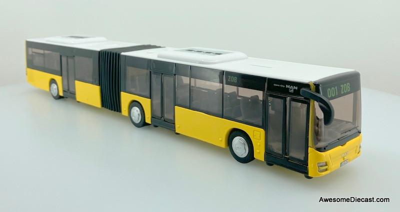 SIKU 1:50 MAN Articulated Bus, Yellow - Main Image
