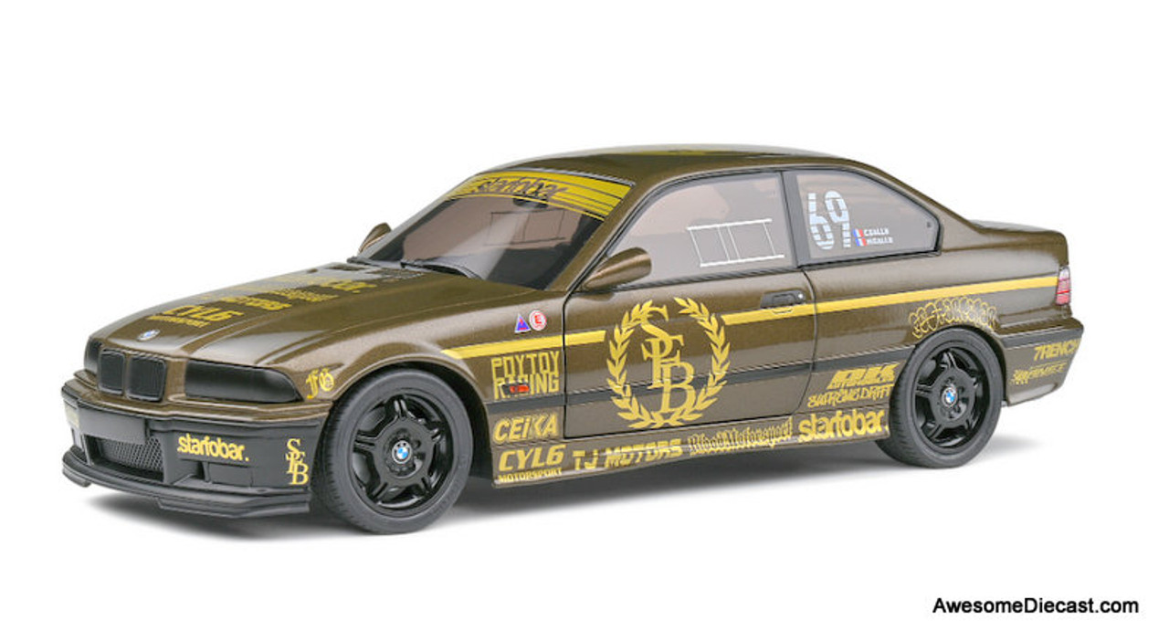Solido 1:18 BMW E36 Coupe M3: Starfobar, 2022 Drift Champion