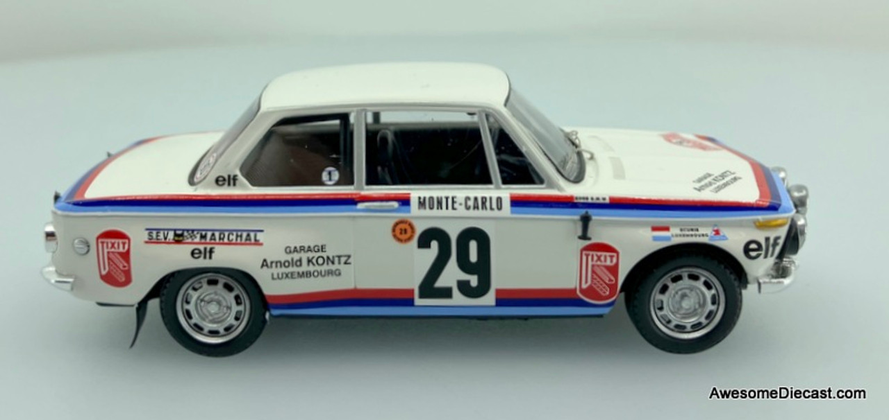 Trofeu 1:43 BMW 2002Ti #29: 1975 Monte Carlo Rally