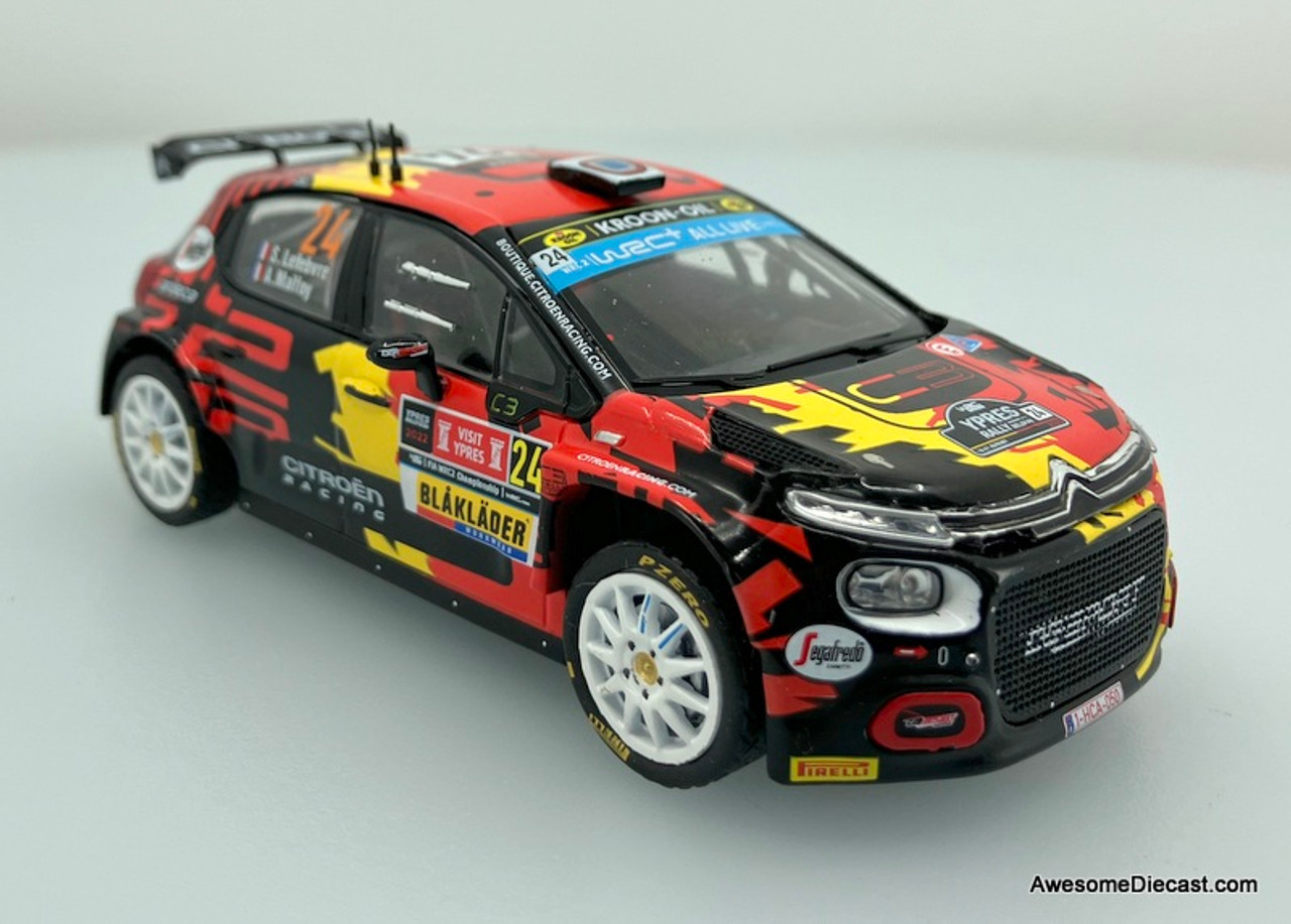 【美品】ixo 1/43 WRCmodel CitroenDS3/C4 Ixo 1:43 Citroen DS3 WRC #001 Winner Rallye Circuit Paul