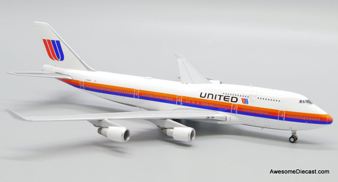 JC Wings 1:400 Boeing 747-400: United Airlines (Reg# N183UA)