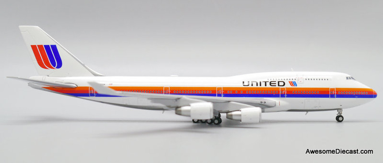 JC Wings 1:400 Boeing 747-400: United Airlines (Reg# N183UA)