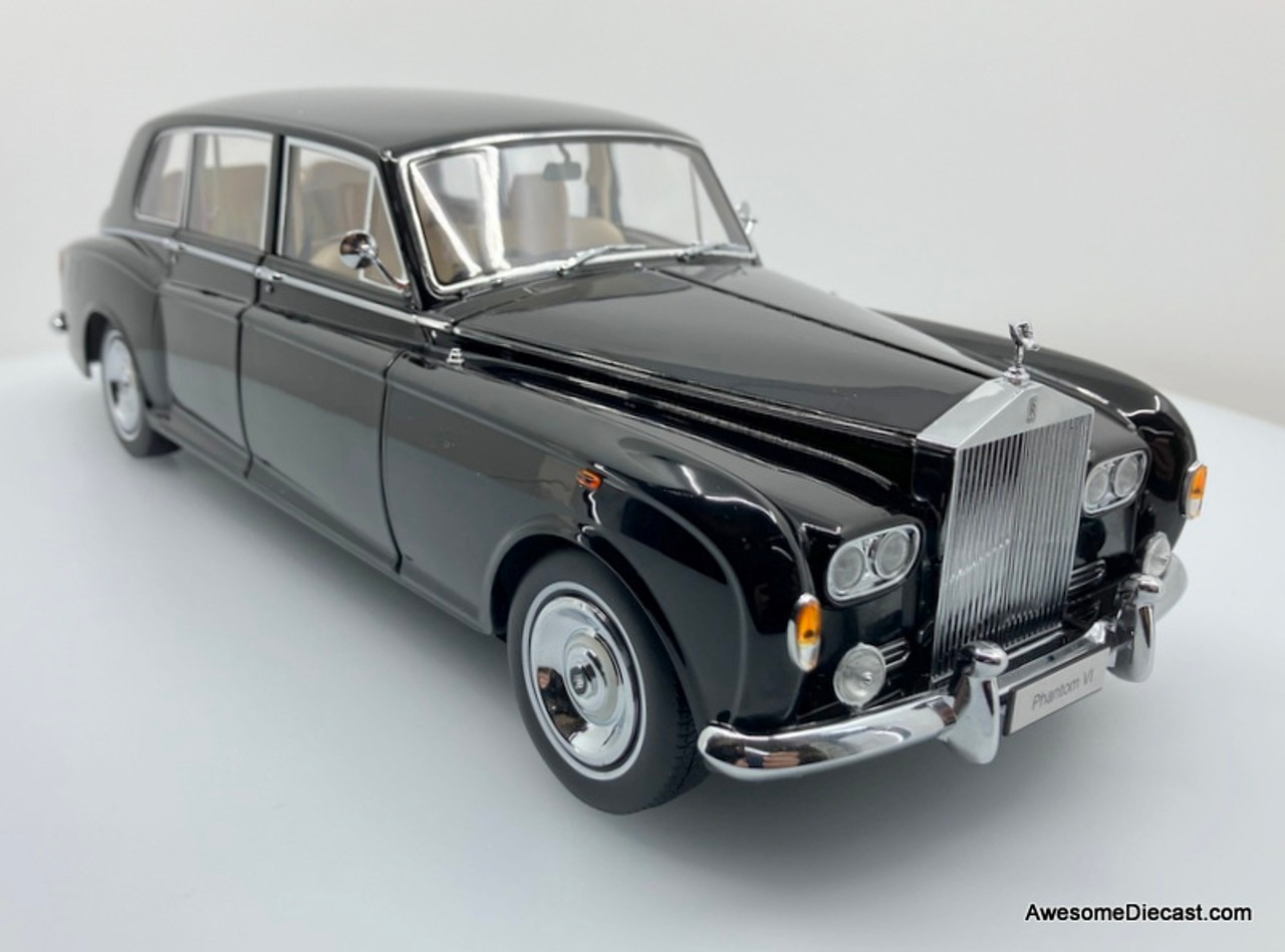 Kyosho 118 1968 Rolls Royce Phantom V1 Black