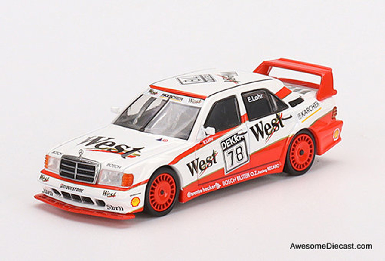 Mini GT 1:64 1991 Mercedes-Benz 190E 2.5 16 Evolution II DTM #78 Lohr (Mijo  Exclusive)