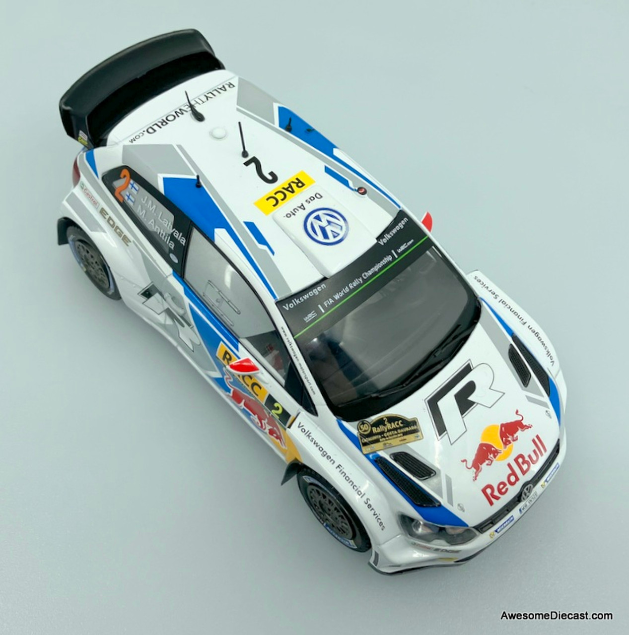 IXO 1:24 2014 Volkswagen Polo R WRC #2: 2014 Rally Catalunya