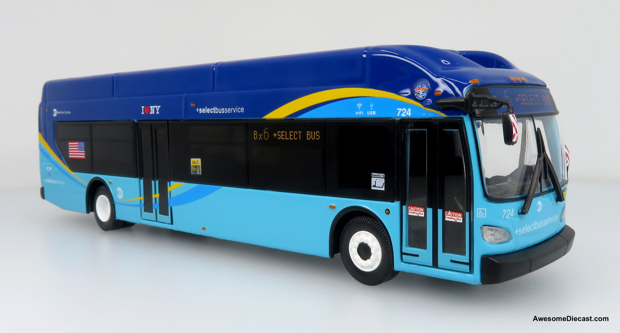 Iconic Replicas NFI Xcelsior XN40 Transit Bus 1:64: MTA New York 