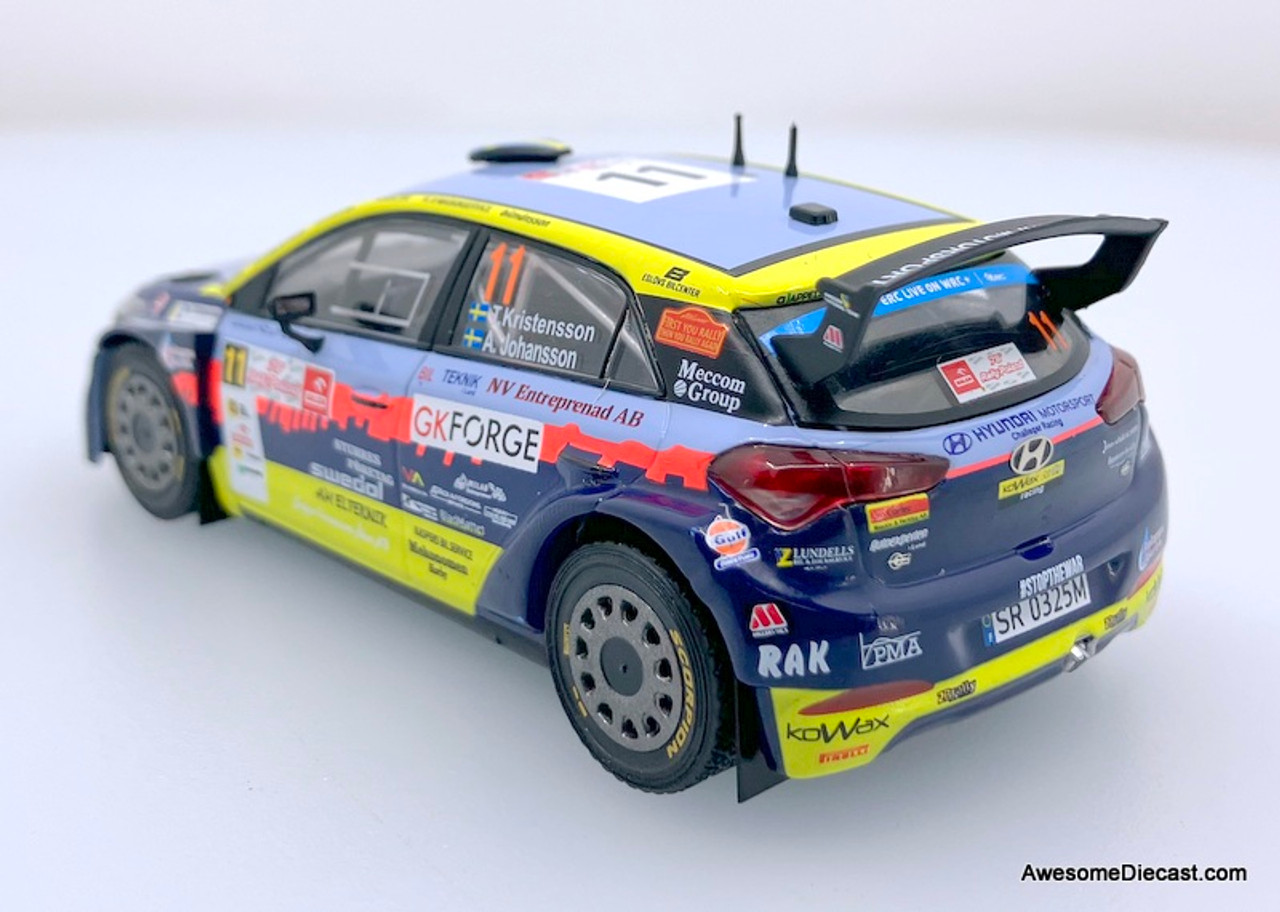 IXO 1:43 2022 Hyundai i20 R5 #11: Poland Rally 2022