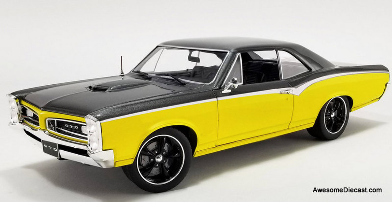 人気新品入荷 ACME 1:18 Black/Yellow Restomod, GTO Pontiac 1966 ミニカー