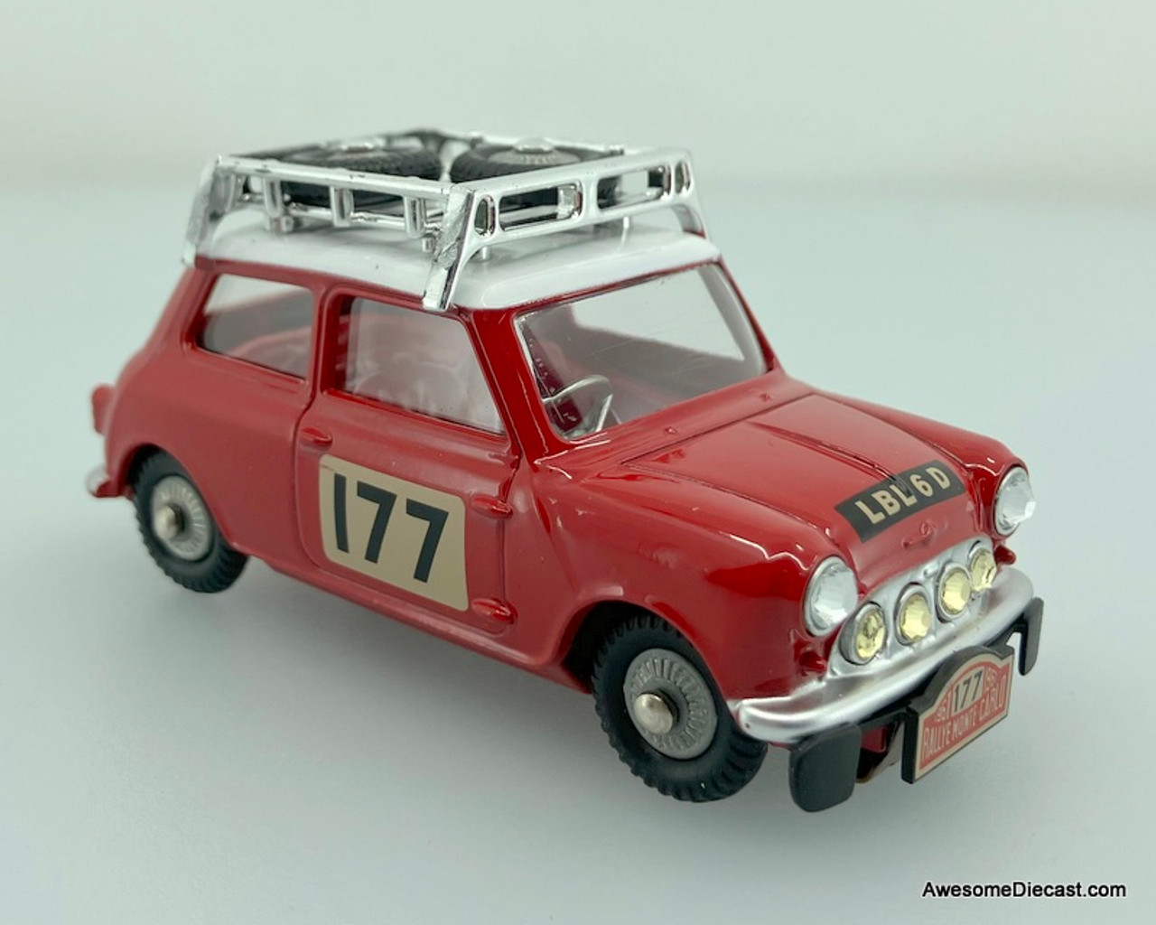 Corgi Re-Creation B.M.C. Mini Cooper S, Red: 1967 Monte-Carlo Winner