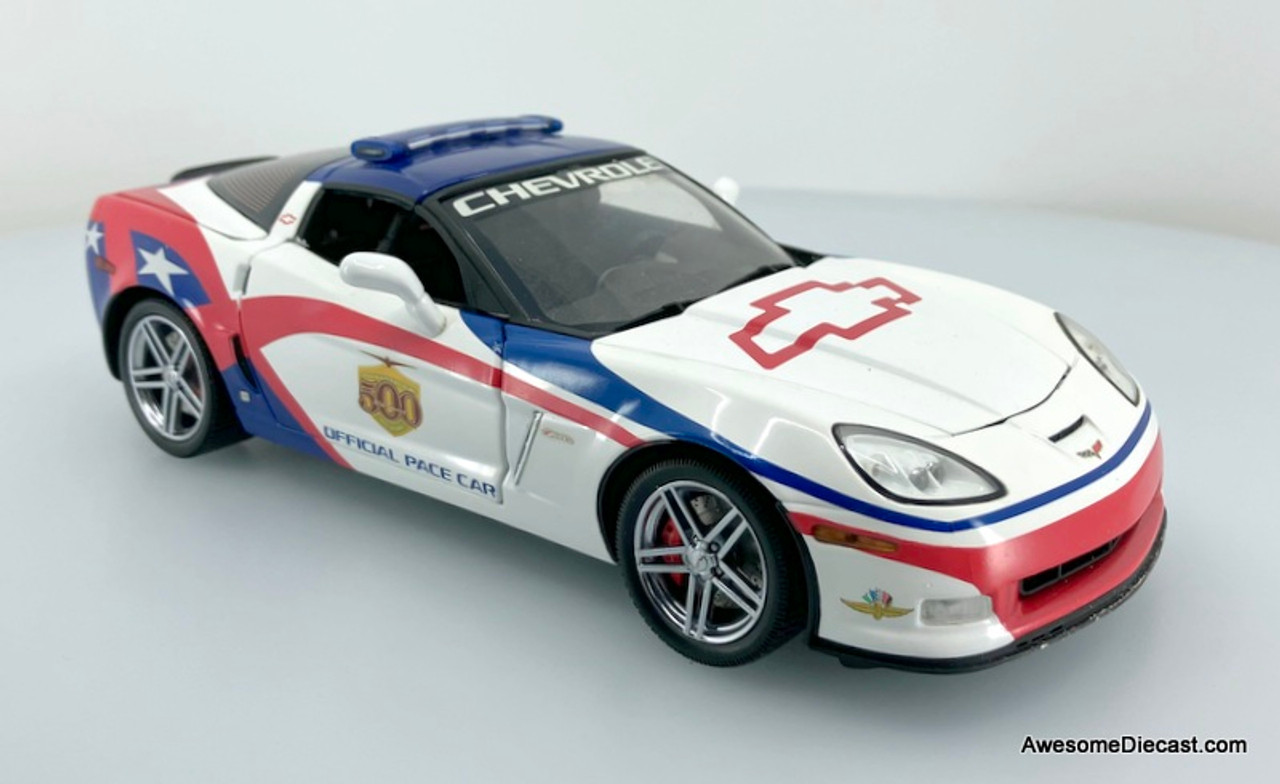 Franklin Mint 1:24 2006 Chevrolet Corvette Z06: Indy 500 Pace Car LE