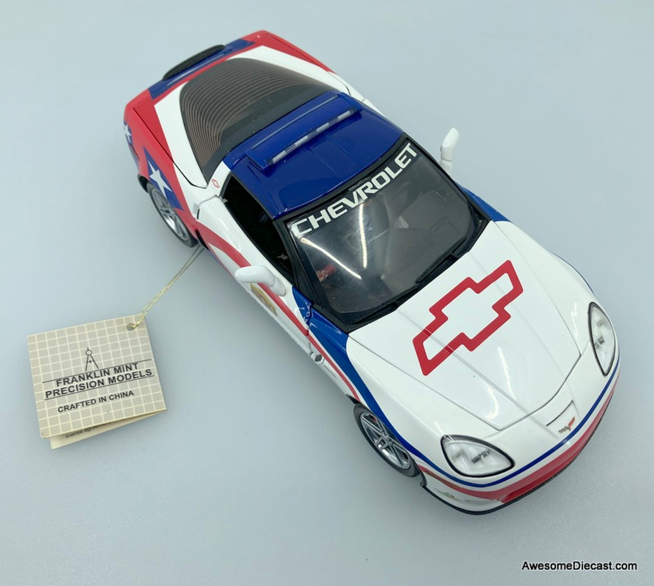 Franklin Mint 1:24 2006 Chevrolet Corvette Z06: Indy 500 Pace Car LE