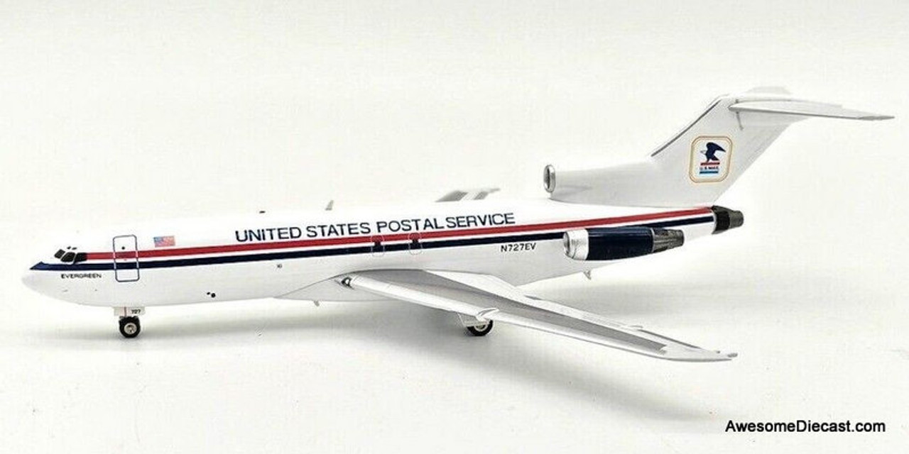 Inflight 200 1:200 Boeing 727-27F: United States Postal Service (Reg  #N727EV)