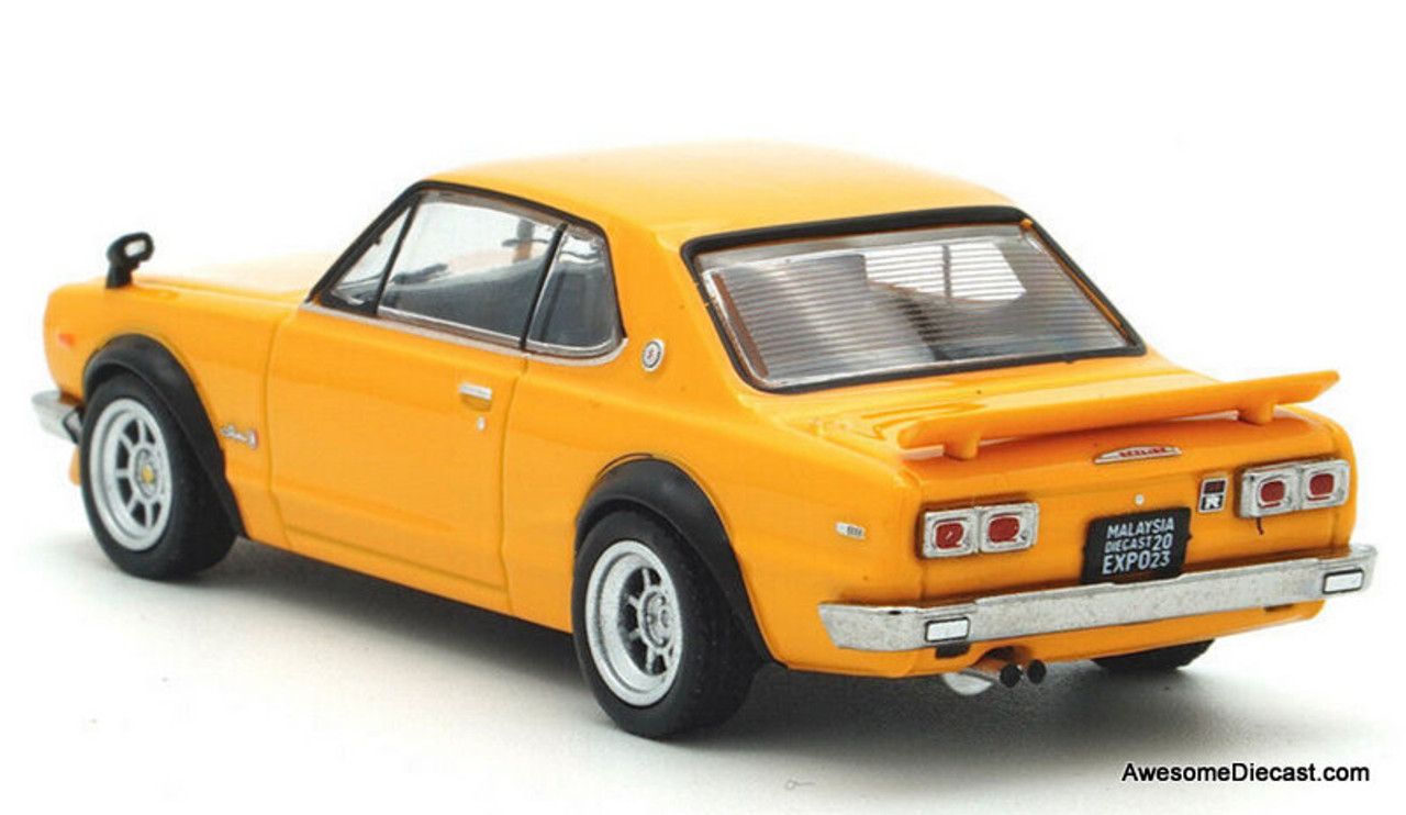 Inno84 1:64 Nissan Skyline 2000 GT-R (KPGC10), Orange: Malaysia 