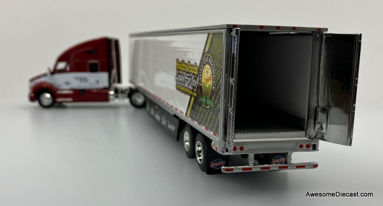 DCP by FG 1:64 Kenworth T680 High Roof Sleeper w/53' Ribbed 