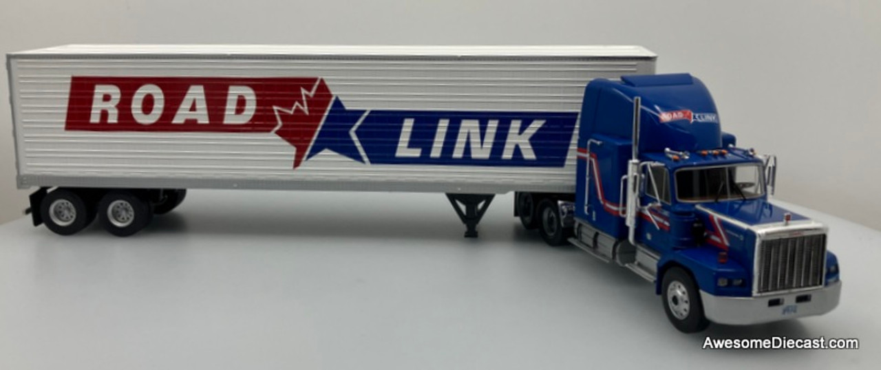 Altaya 1:43 1988 GMC General SBFA Sleeper Cab w/Trailer: Road Link