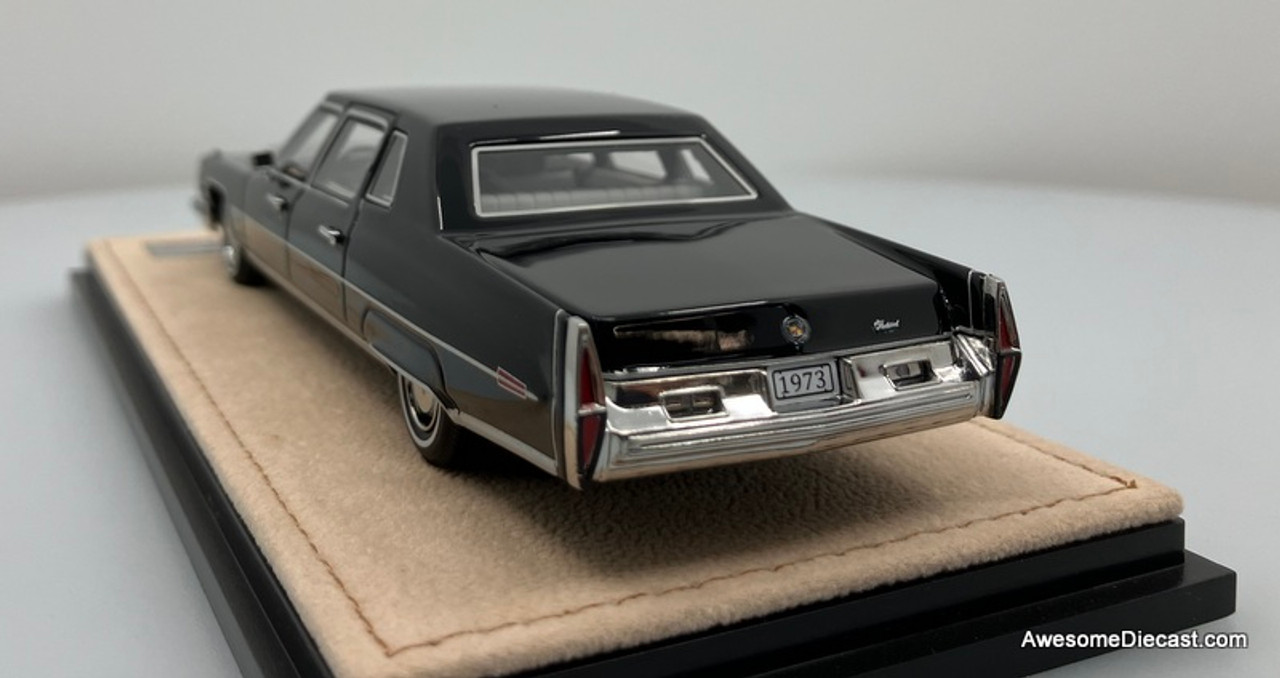 Stamp Models 1:43 1973 Cadillac Fleetwood 75 Limousine, Black