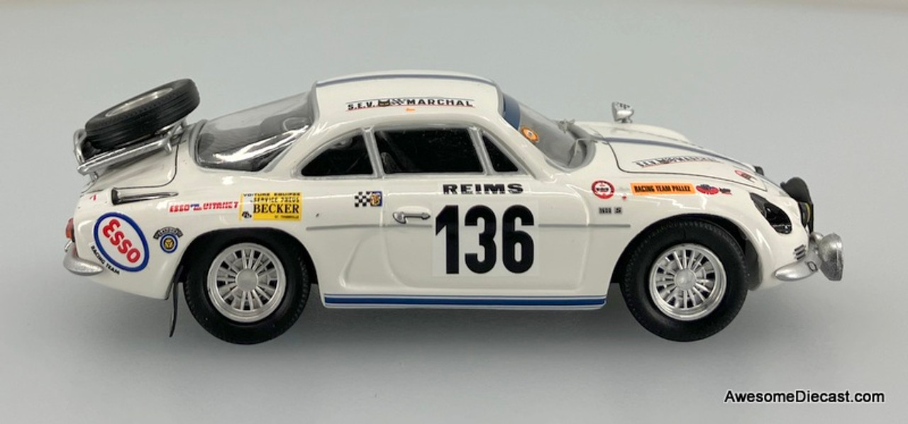 Trofeu 1:43 Alpine Renault A110: 1970 Monte Carlo Rally