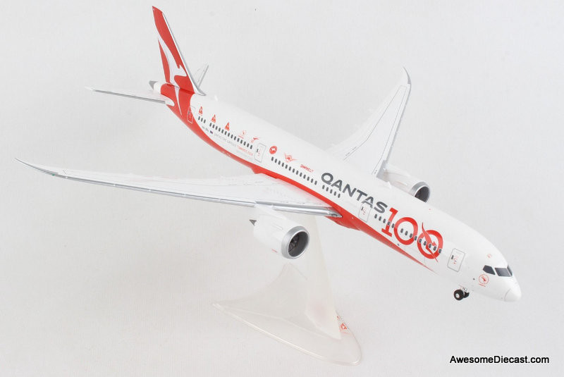Herpa 1:200 Boeing 787-9 Dreamliner: Qantas Airways 100th