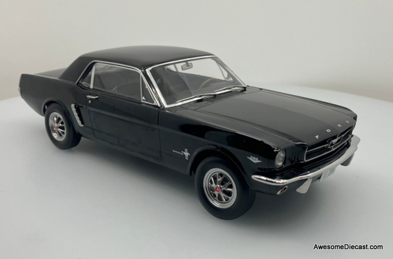 Norev 1:18 1965 Ford Mustang Hardtop Coupe, Black