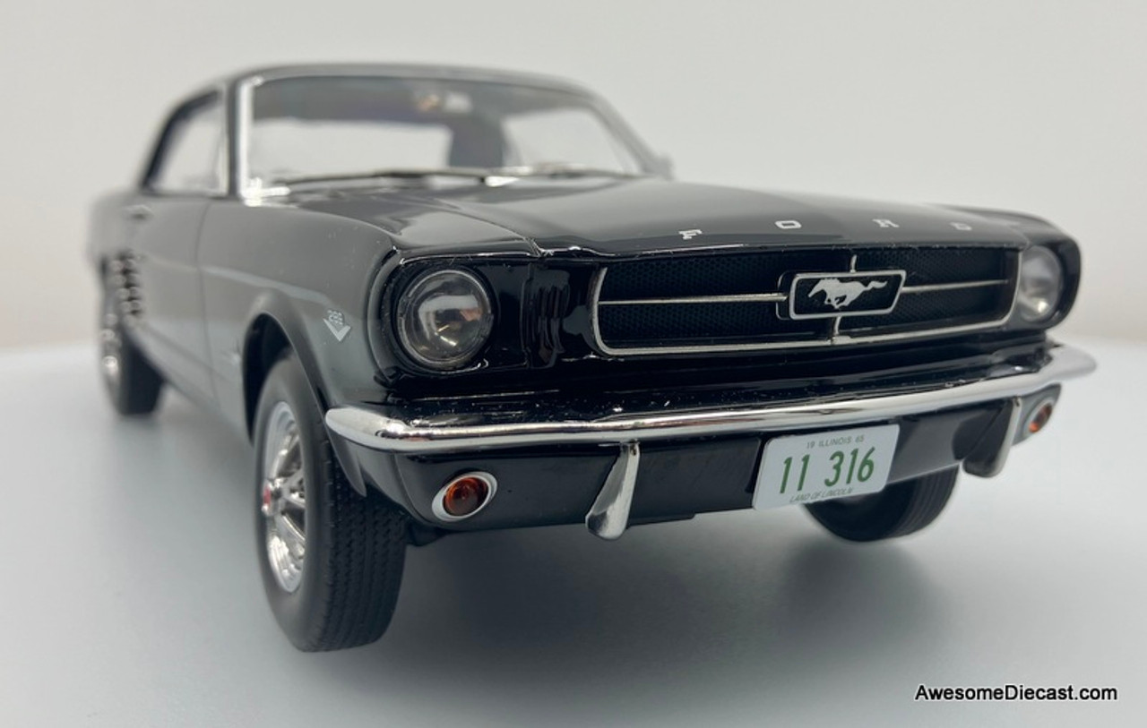 Norev 1:18 1965 Ford Mustang Hardtop Coupe, Black