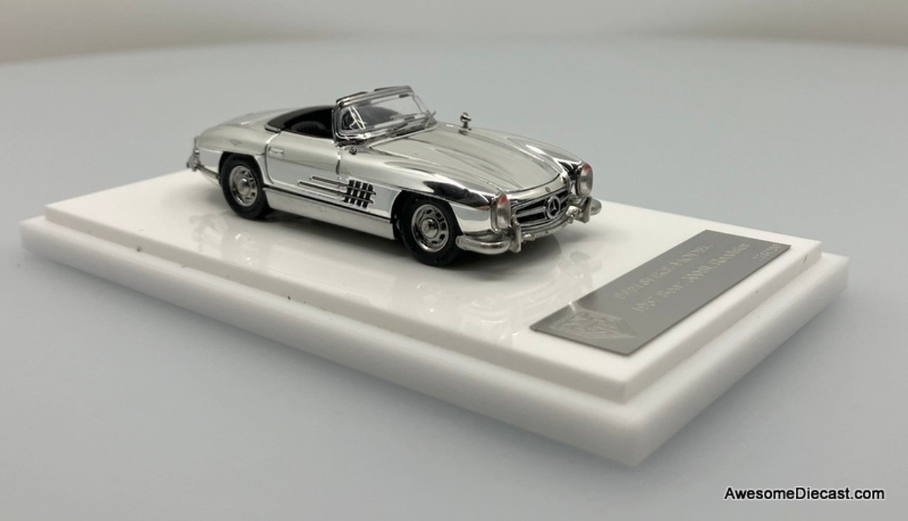 Feelslike Models 1:64 Mercedes-Benz 300SL Roadster (W198), Chrome