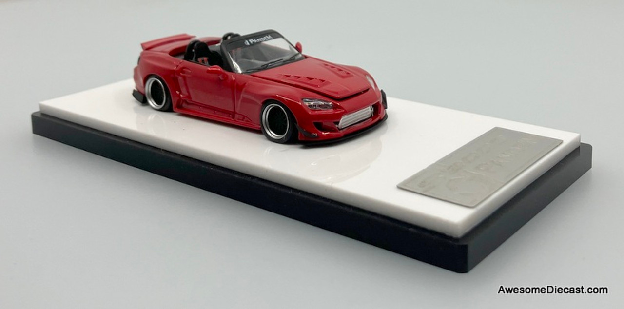 Micro Turbo 1/64 ホンダ Rocket Bunny レッド Micro Turbo 1:64 Honda S2000 Rocket Bunny - Red