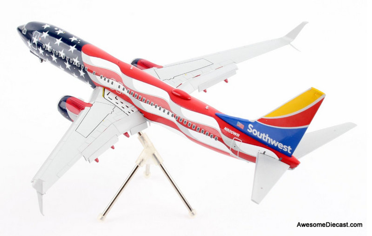 Gemini 200 1:200, Boeing 737-800 (Flaps Down): Southwest Airlines 