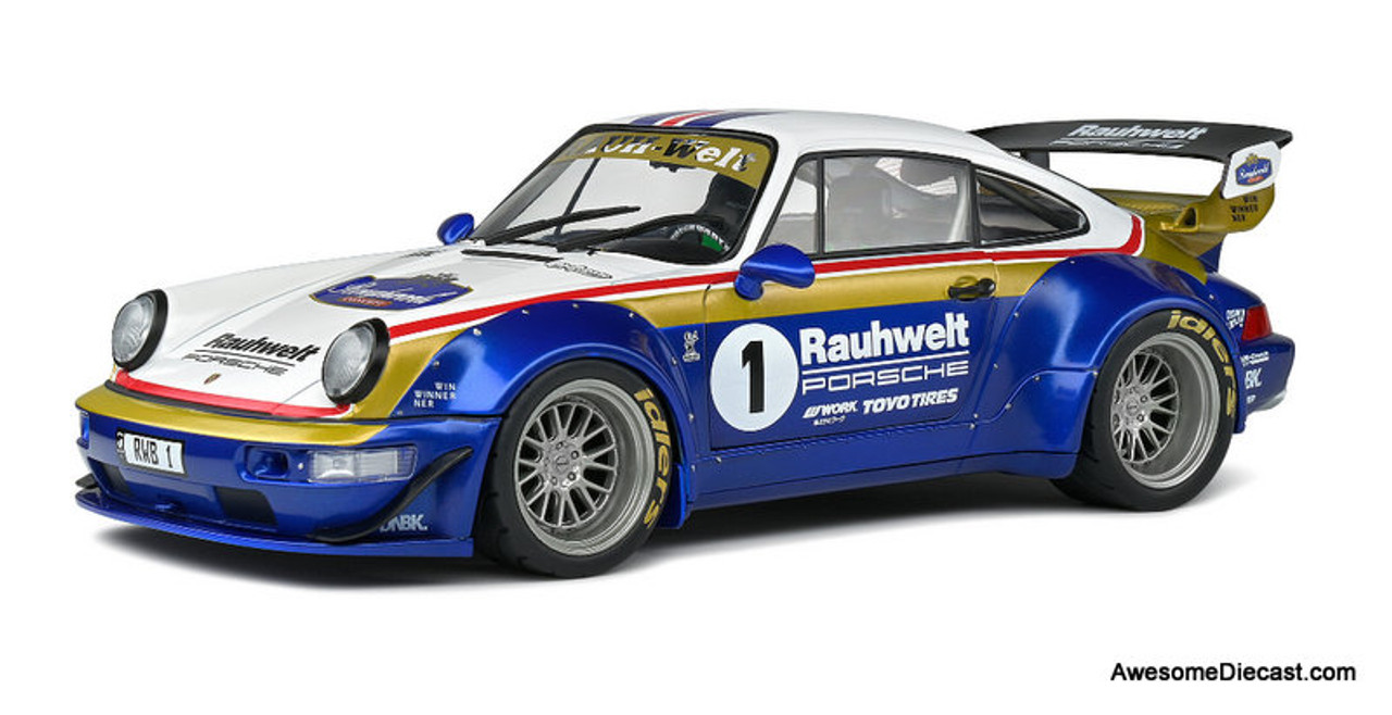 Solido 1:18 Porsche 911 (962) RWB #1: Rothmans Livery