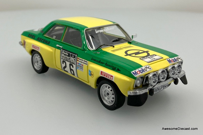 Trofeu 1:43 Opel Ascona #26: 1973 RAC Rally