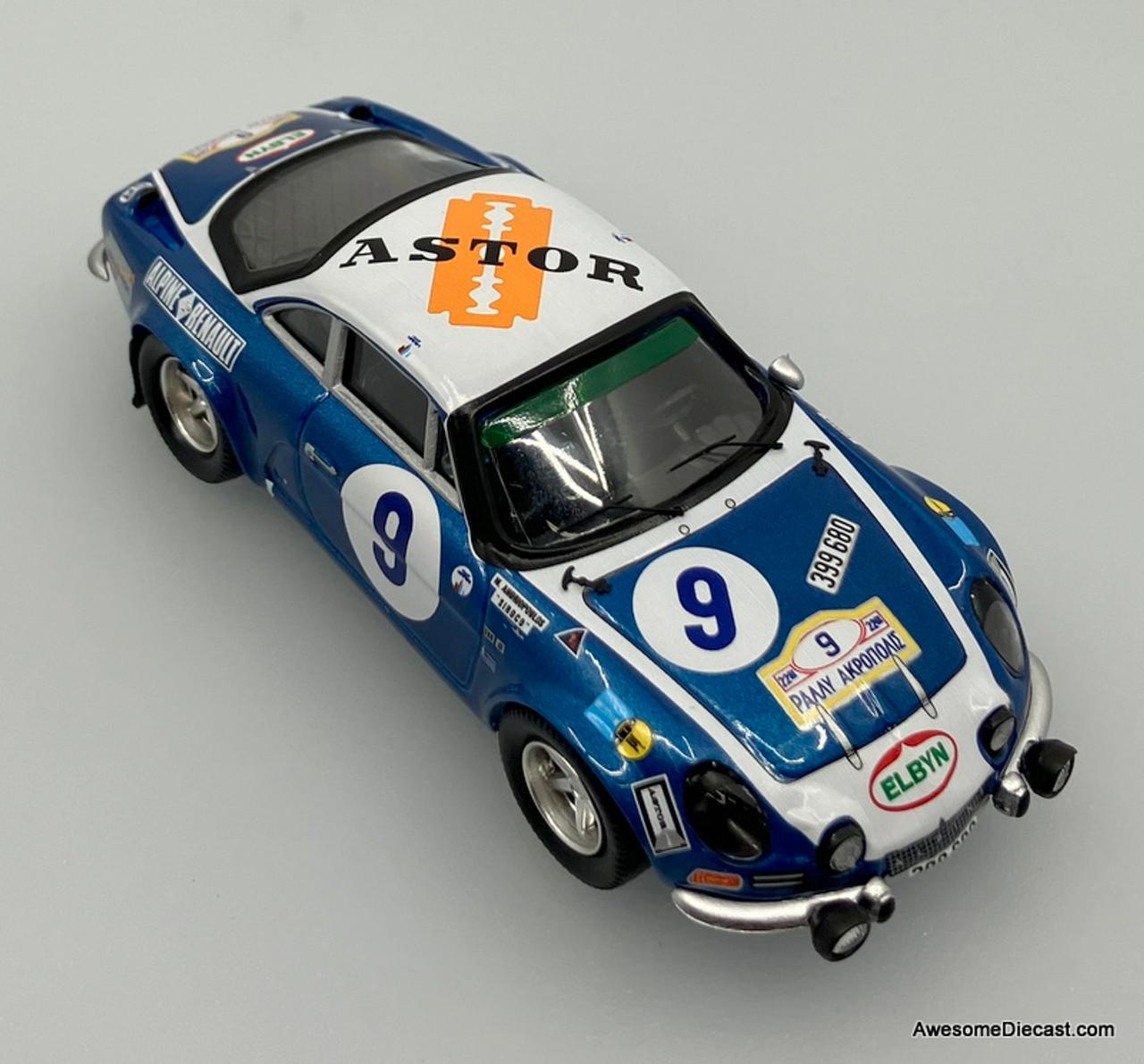 Trofeu 1:43 Alpine Renault A110 #9: Acropolis Rally 1975