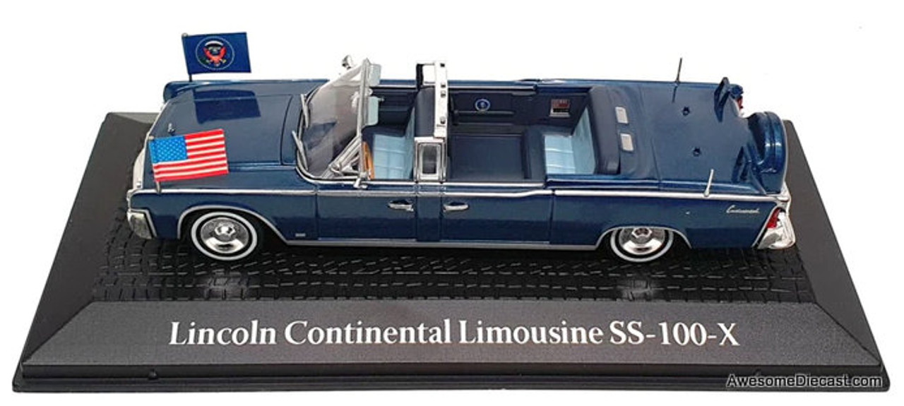 Atlas 1:43 1963 Lincoln Continental Limousine SS-100-X: President Kennedy