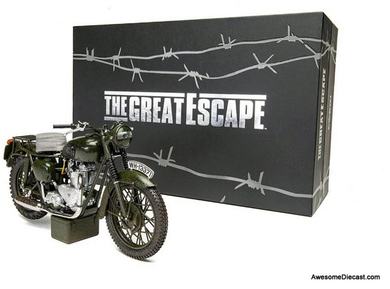 1/12 Corgi トライアンフ TR6 トロフィー 映画「大脱走」バージョン 再生産】1/12 トライアンフ TR6 トロフィー(風化塗装) 映画「大脱走