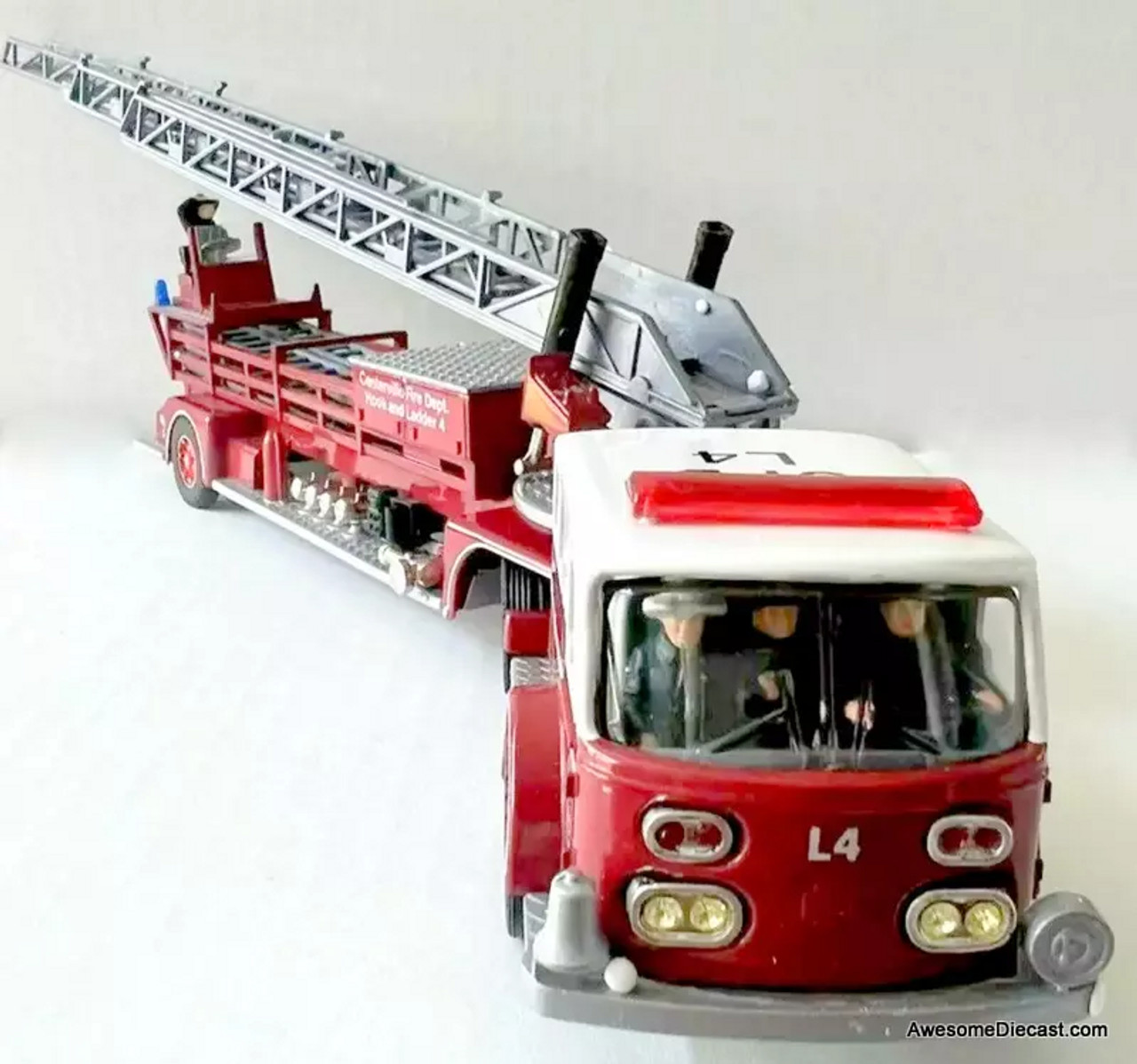 Corgi American LaFrance Aerial Ladder Fire Truck, Red