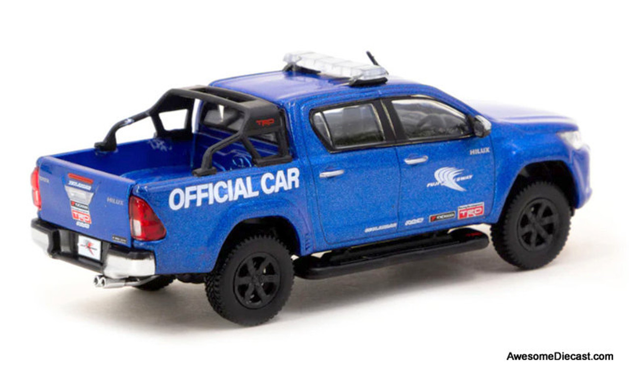 Tarmac Works 1:64 Toyota Hilux, Metallic Blue: Fuji Speedway Official Car