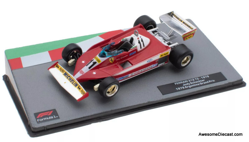 1979 Ferrari 312T3 Formula 1 #11, Red 1:43 Diecast Model Car by