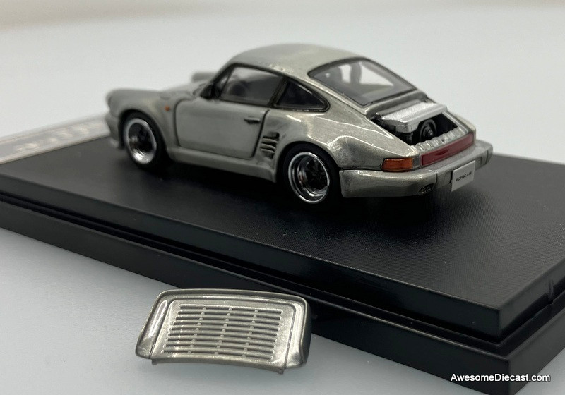 Porsche 930 Turbo Black Bird Miniature 1/64 Master Reins, Série Gulf HEC, Neuve