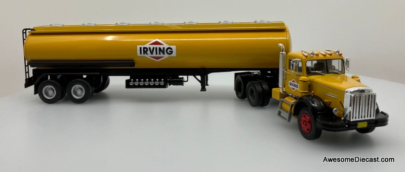 1978 Autocar Tractor w/Tanker Trailer: Irving Fuel 1:43 Diecast
