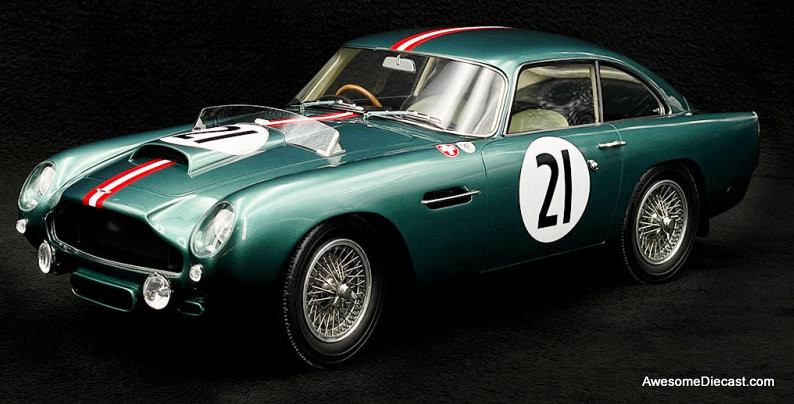 Aston Martin DB4 GT #21 Le Mans 24 Hour 1959 1:12 Resin Cast Model by