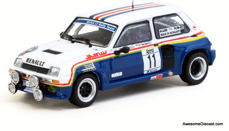 Miniature Tarmac Works 1:64 Renault 5 Turbo Rallye Costa Brava 1985