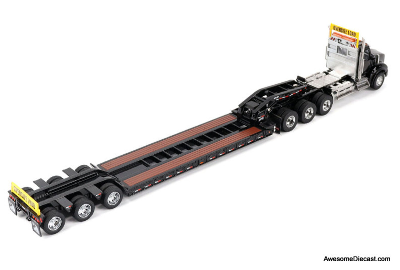 1:50 DIECAST MASTERS トレーラーセット Amazon.com: Diecast Masters 1/50 Black Kenworth T880 SBFA w