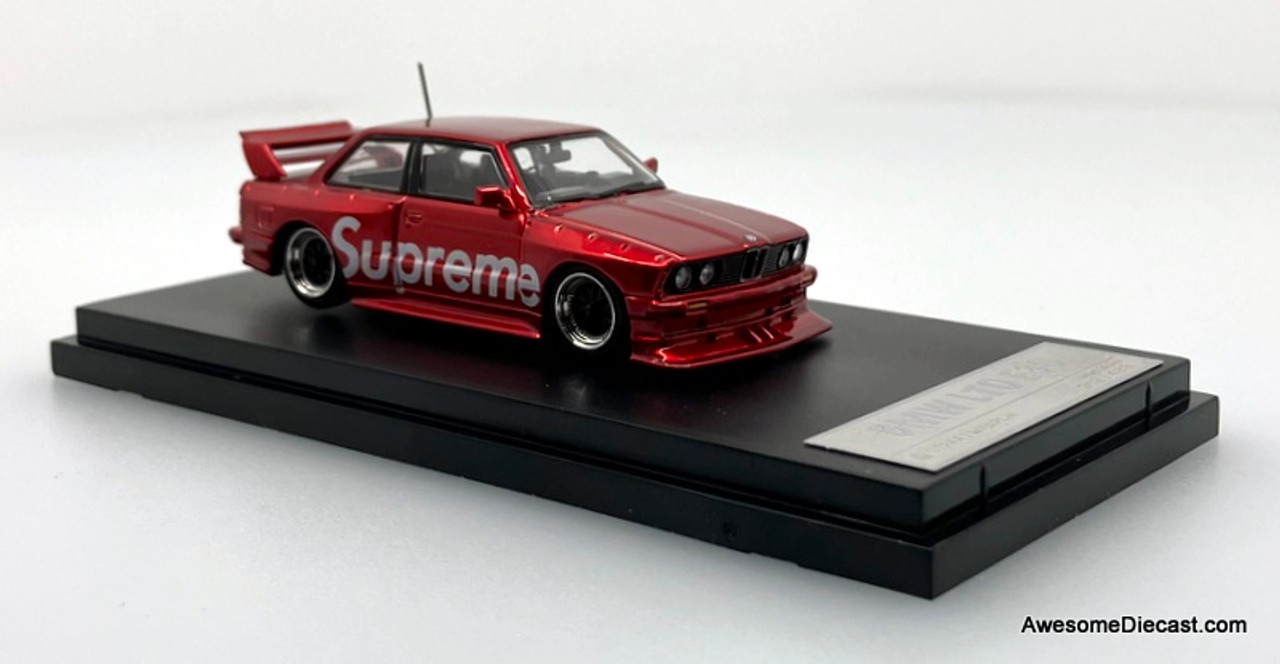 BMW LTO E30, Metallic Red- Supreme Livery 1:64 Diecast Model