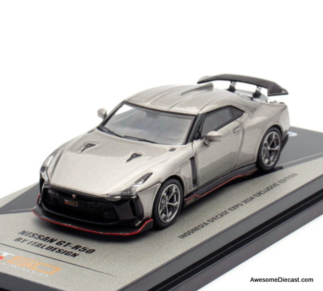 INNO インドネシア・ダイキャストエクスポ限定 - NISSAN GT-R50 Nissan GT-R50 by Ital Design, Metallic Gray (Indonesia Expo