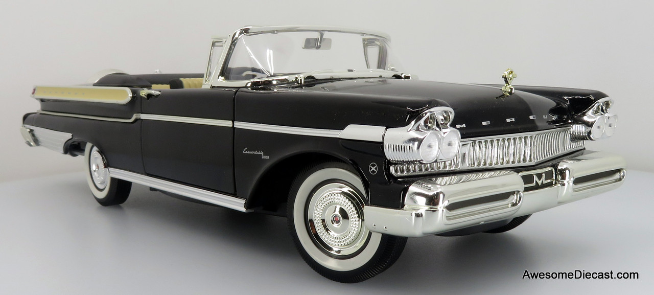 1957 Mercury Turnpike Cruiser, Black/Cream 1:18 Diecast