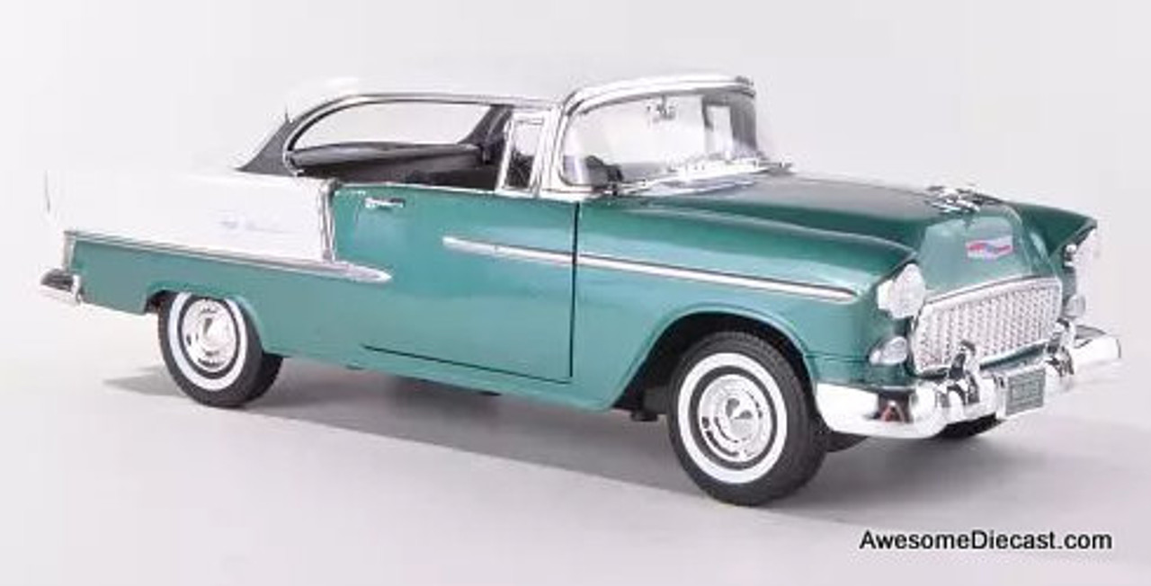 ERTL　1/18　1955　CHEVROLET ERTL American Muscle 1955 Chevy Bel Air 1:18 Scale Diecast