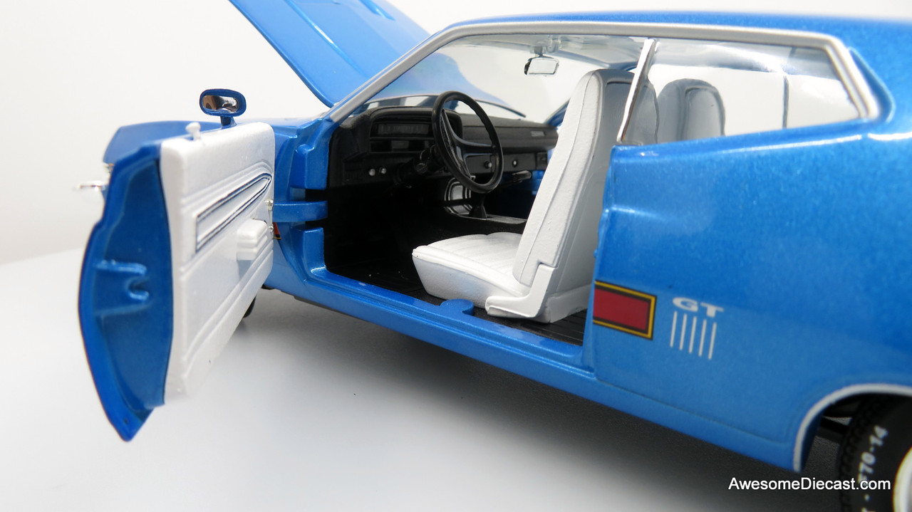 RARE!! 1970 Ford Torino GT, Metallic Blue 1:18 Diecast Model Car