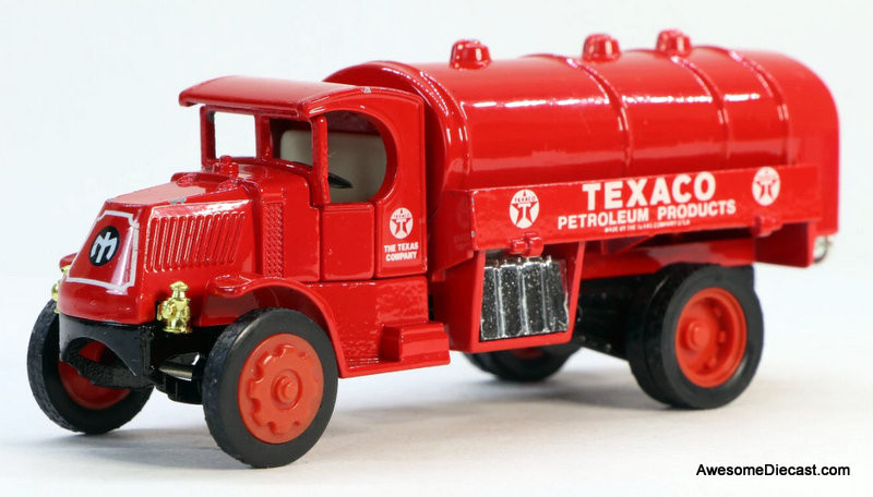 1930 Mack AC Fuel Tanker Truck: Texaco, 1:43 Diecast Model Truck