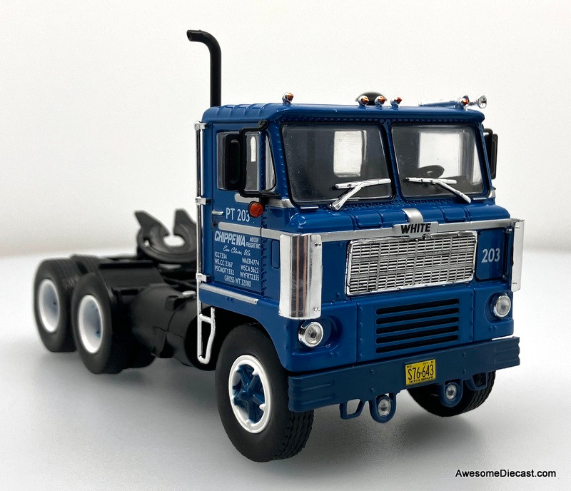 1965 White 7400 COE Day Cab w/Refrigerated Trailer: Chippewa Motor