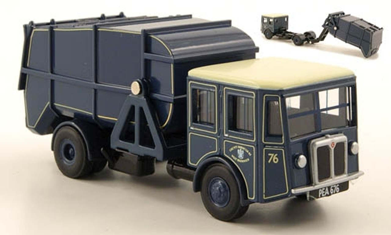 Oxford Diecast 1:76 Shelvoke Dewry Garbage Truck