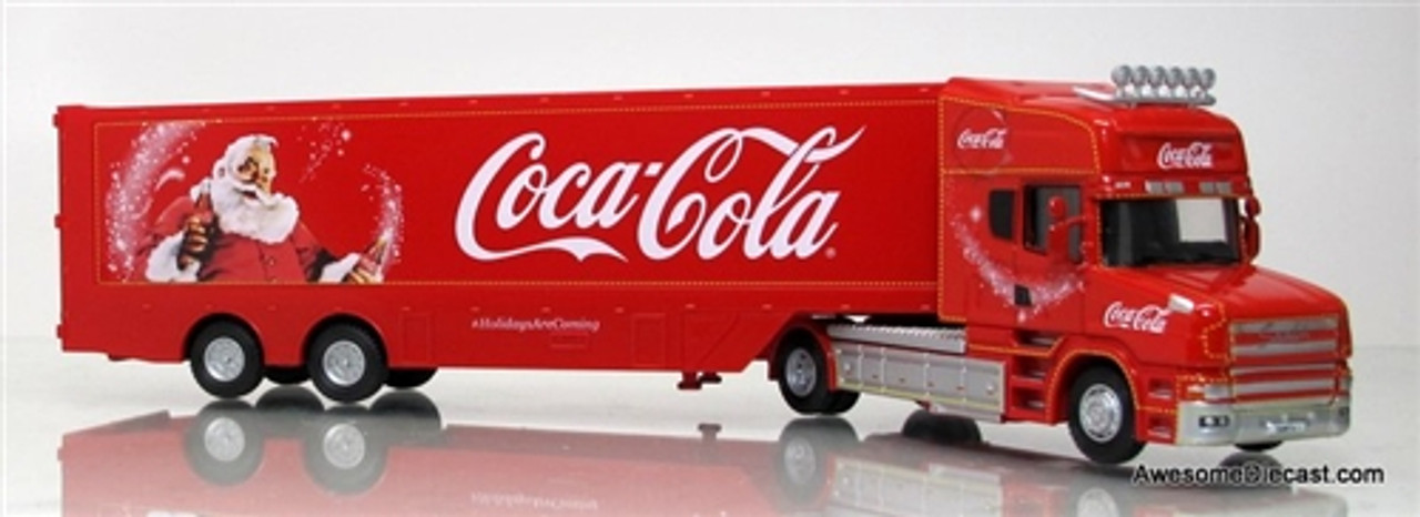 coca cola truck and trailers